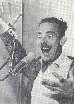 Jean Dulieu in de VARA-studio (1959)