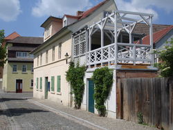 het Nietzsche-huis in Naumburg