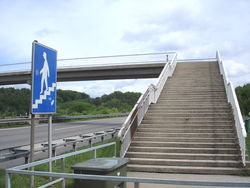 Autobahn, bij Raststätte omg. Erfurt