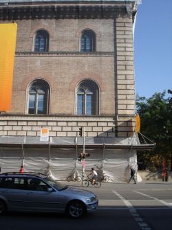 Staatsbiblioheek van Beieren, gezien vanuit de Theresienstrasse