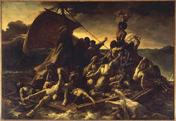 Het vlot van de Medusa - Th&eacute;odore&nbsp;G&eacute;ricault (1819)