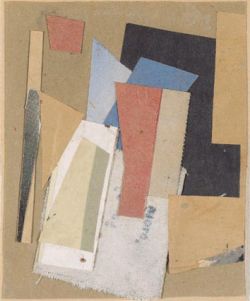 Schwitters, de evenwichtskunstenaar: 'Rode vlek' (1948)