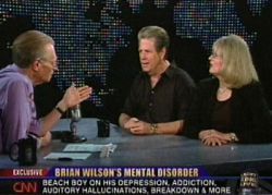 Brian Wilson en echtgenote bij Larry King op CNN