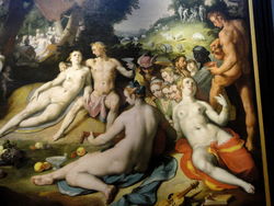 deel van De bruiloft van Peleus en Thetis van Cornelis van Haarlem&nbsp;(1593)