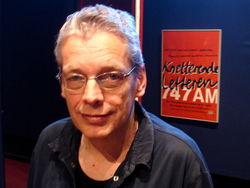 Theo Veenhof, ook vanmorgen in Studio Desmet