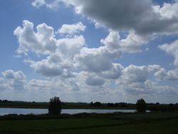 Worpsweder landschap zoals vanmiddag gezien: diepte