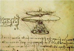 helicopter-ontwerp van Da Vinci