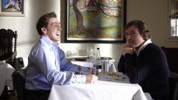 Rob Brydon en Steve Coogan in The trip van Michael Winterbottom